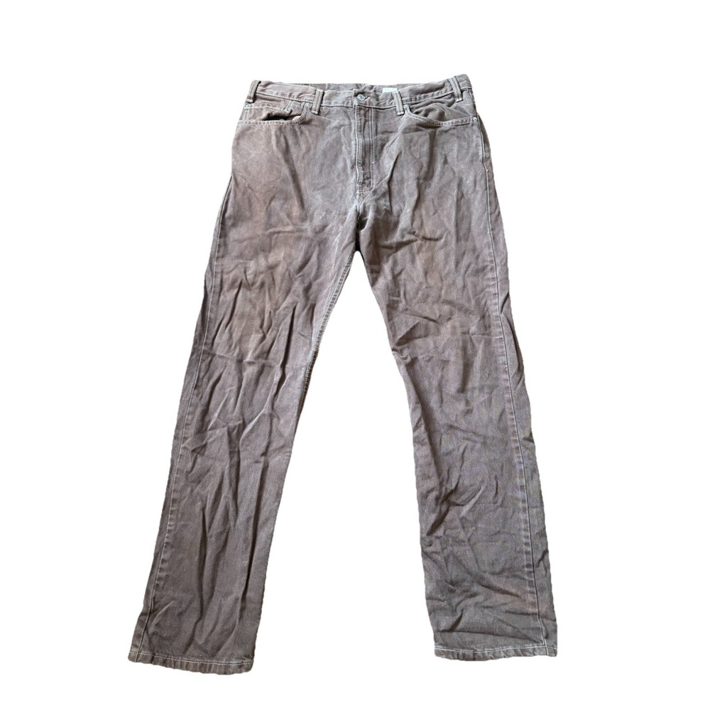 VTG Levis 505 Men's‎ 38x32 Jeans Pants Brown Straight Leg Regular Vintage